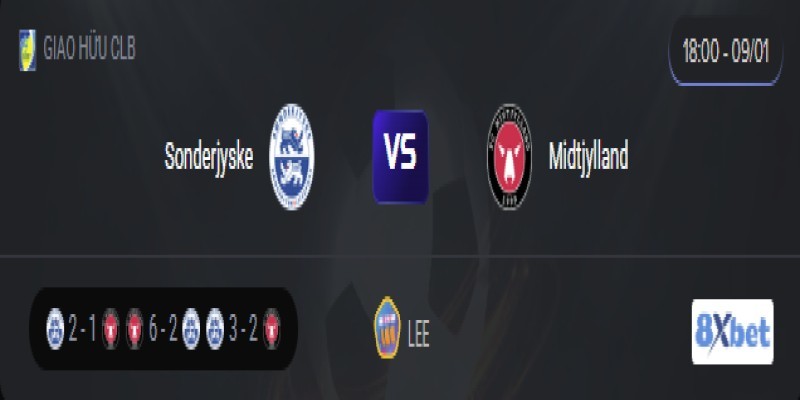 Xem trực tiếp Sonderjyske vs Midtjylland vào lúc 18:00, ngày 09/01/2026